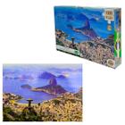 Quebra-Cabeça Puzzle Infantil Veneza Machu Picchu Cristo Redentor Com 1000 Peças GGB Brinquedos