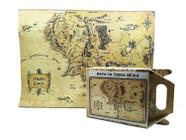 Quebra-cabeça Puzzle Mapa Terra Média de 300 peças em MDF + Arabesco Decorativo - Reidopendrive