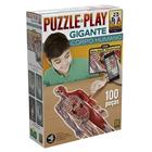 Quebra Cabeca Puzzle Play Grow Gigante Corpo Humano 100Pecas