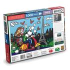 Quebra Cabeca Puzzle Romero Britto Paris 1000 Pecas 3746 Grow