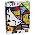 Quebra cabeca romero britto cat 1000 pecas grow