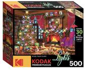 Quebra-cabeça RoseArt Kodak Premium Holiday Light Up 500 unidades