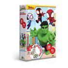 Quebra-cabeça Spidey e Hulk 28 peças - Toyster