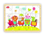 Quebra Cabeça Trenzinho do Alfabeto Em Madeira Brincadeira de Criança +3  Anos - Quebra-Cabeça - Magazine Luiza