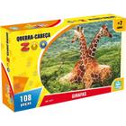 Quebra Cabeça Zoo Girafa 108 Peças NIG