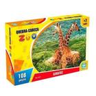 Quebra-cabeca zoo girafas 108pcs r.0277 nig