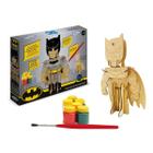 Quebra-Cabeças 3D Boneco Batman MDF Para Colorir 18 Peças Xalingo - 5354.3