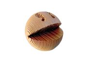 Quebra Cabeças 3D Pacman Busto Mdf 3Mm Natural - Darama