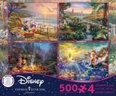 Quebra-cabeças Ceaco 4 em 1 Thomas Kinkade Disney Dreams