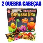 LEMBRANCINHA JOGO QUEBRA-CABEÇA DINOSSAUROS COM 4 UNID