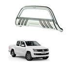 Quebra Mato Amarok 2014 2015 2016 Com Grade Cromo - Bepo