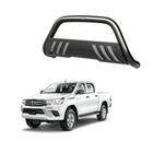 Quebra Mato Hilux 2016 2017 2018 2019 Com Grade Preto - Bepo