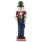 Quebra-nozes de madeira Clever Creations Mechanic 38 cm Christmas