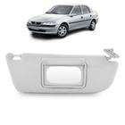 Quebra Sol Cinza com Espelho Chevrolet Vectra 1997 a 2005 Lado Direito Newtec Nt2350gm