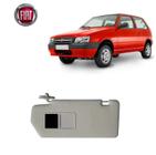 Quebra Sol Fiat Uno 2007 Cinza Com Espelho LD