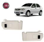 Quebra-Sol Palio G3 2018 Com Espelho Fiat Par
