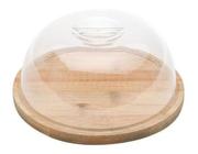 Queijeira em Bambu com Tampa Acrílica