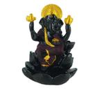 Queimador Incensário Indiano Ganesha Deus Elefante Backflow