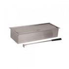 Queimador Lareira Max Alcool Aco Inox 45,5 X 18,5cm Venus Victrix