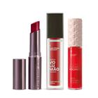 Quem disse, Berenice Kit Volumão: Gloss Vermelho Bocão + Batom Bordolê + Batom Líquido Morangoli