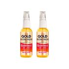 Queratina Niely Gold Liquida Spray 120Ml - Kit Com 2Un