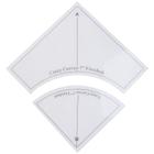 Quilting Cutting Template Kit Costurar Régua Design de Padrão Acrílico para Alfaiates - Terno de 7 polegadas B