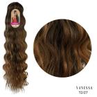 Rabo de Cavalo Ondulado Cabelo BIo Vegetal Modelo Vanessa Body Wave Fibra Futura Ser Mulher 70 cm