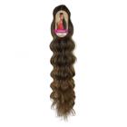 Rabo de Cavalo Vanessa Ser Mulher Ondulado 70 cm Cabelo Bio Vegetal Modelo Body Wave Fibra Futura