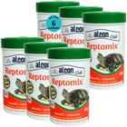 Ração Alcon Club Reptomix 60g Para Tartarugas Aquáticas Kit Com 6