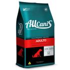 Ração Allcanis para Cães Adultos de Raças Pequenas Sabor Frango, Carne e Arroz 15kg