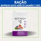 ração biofresh gato adulto salmão 7,5kg
