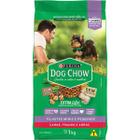 Ração Dog Chow Nestlé Purina Extra Life para Cães Filhotes Mini e Pequenos Sabor Carne, Frango e Arroz 1 Kg