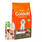Ração Golden Fórmula Cães Adultos Mini Bits Carne E Arroz - 15kg + Surpresa