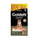 Ração Golden Gatos Adultos Castrados Salmão Big 10,1kg + 1kg