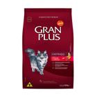 Ração Granplus Gatos Adultos Castrados Carne e Arroz - 10,1kg - Gran Plus