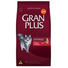 Ração GranPlus para Gatos Adultos Castrados sabor Carne e Arroz - 3kg