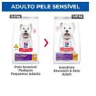 Ração Hill's Science Diet Pele Sensível Pedaços Pequenos para cães adultos sabor frango 1.8kg - Hills