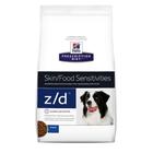 Ração Hills Canine Prescription Diet Z/D para Alergias Alimentares e Pele para Cães Adultos - 3,6 Kg