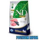 Ração ND para Cães Adultos de Raças Pequenas Sabor Cordeiro e Blueberry 10,1kg - Ração Natural