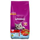 Ração para Gatos Whiskas Castrados Adultos 1+ Sabor Carne 2,7kg