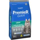 Ração Premier Gatos Adultos Light Ambientes Internos Salmão 7,5kg