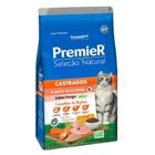 Ração Premier Seleção Natural Gatos Castrados Frango 7,5Kg