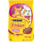 Ração Purina Friskies para gatos adultos mix de carnes 10,1k