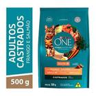 Ração PURINA ONE Gatos Adultos Castrados Frango e Salmão 500g com 2 unidades