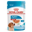 Ração Royal Canin Sachê Size Health Nutrition Puppy Wet para Cães Filhotes Raças Médias - 140 g