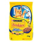 Ração Seca Nestlé Purina Friskies Peixe & Frutos do Mar para Gatos Adultos - 3 Kg