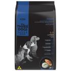 Ração Seca Three Dogs Super Premium Frango e Arroz para Cães Filhotes Raças Médias e Grandes - 3 Kg