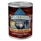 Ração Úmida Blue Buffalo Wilderness Wolf Creek Stew para Cães - Sabor Carne