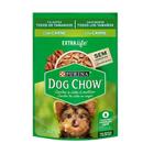 Ração úmida dog chow sabor carne para cães filhotes - 100g - Purina