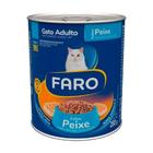 Ração Úmida Faro Lata para Gatos Adultos Sabor Peixe 280g